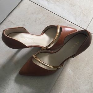 Camel color heels